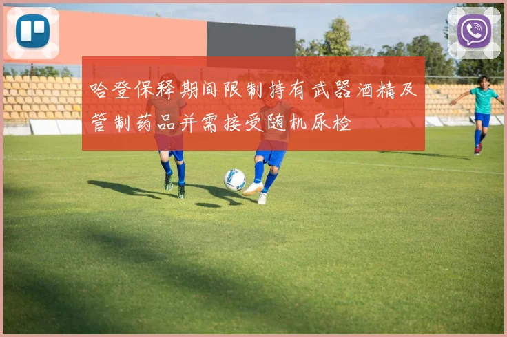 哈登保释期间限制持有武器酒精及管制药品并需接受随机尿检